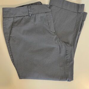 Chic Black and White Patterned Pants